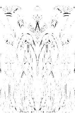 Grunge dikey olarak simetrik siyah beyaz doku. Tek renkli yıpranmış kaplama deseni. 