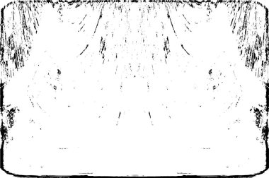Grunge dikey olarak simetrik siyah beyaz doku. Tek renkli yıpranmış kaplama deseni. 