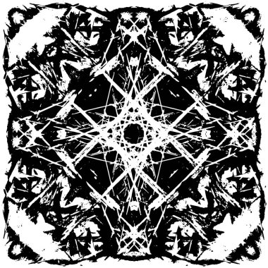 Siyah ve beyaz arka plan, vektör çizim 