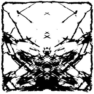 Siyah ve beyaz arka plan, vektör çizim 