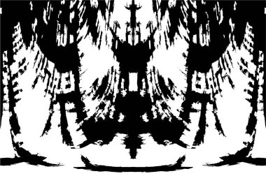 Siyah ve beyaz grunge arka plan, vektör çizim 