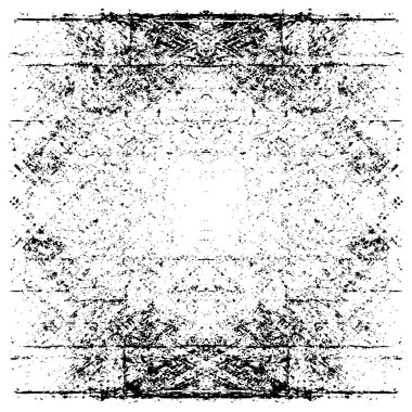 Siyah ve beyaz grunge arka plan, vektör çizim 