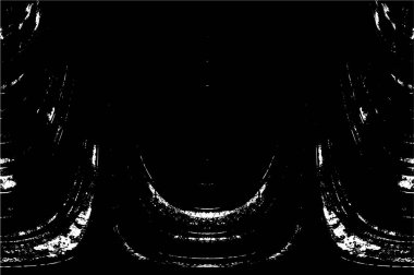 Siyah ve beyaz grunge arka plan, vektör çizim 