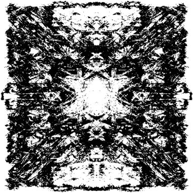 Siyah ve beyaz grunge arka plan, vektör çizim 