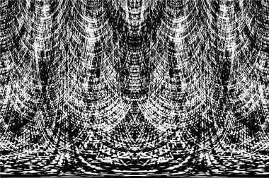 Siyah ve beyaz grunge arka plan, vektör çizim 