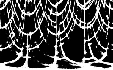 Siyah ve beyaz grunge arka plan, vektör çizim 