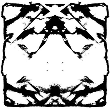 Siyah ve beyaz grunge arka plan, vektör çizim 