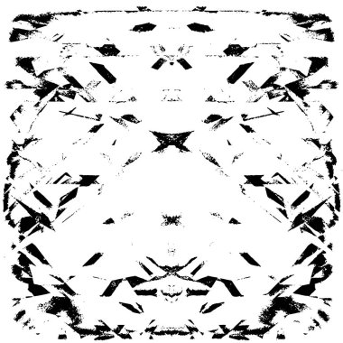Siyah ve beyaz grunge arka plan, vektör çizim 