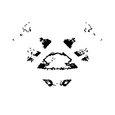 Siyah ve beyaz grunge arka plan, vektör çizim 