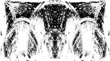 Siyah ve beyaz grunge arka plan, vektör çizim 