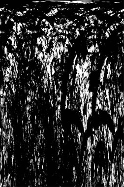 Siyah ve beyaz grunge arka plan, vektör çizim 