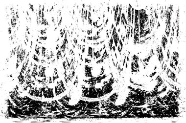 Siyah ve beyaz grunge arka plan, vektör çizim 