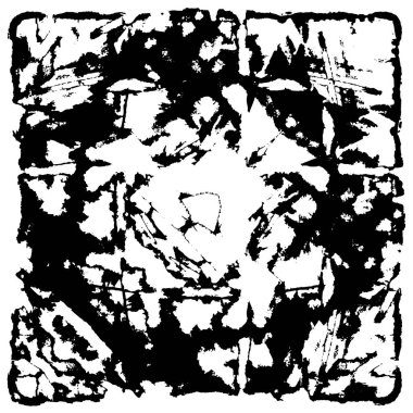 Siyah ve beyaz grunge arka plan, vektör çizim 