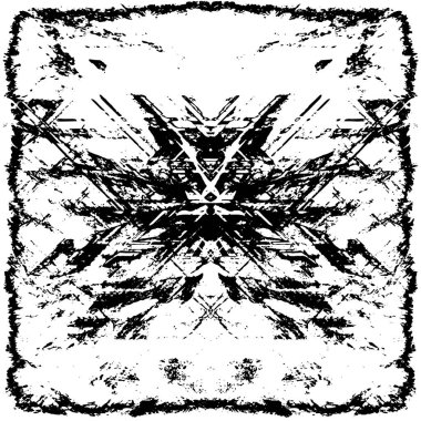 Siyah ve beyaz grunge arka plan, vektör çizim 