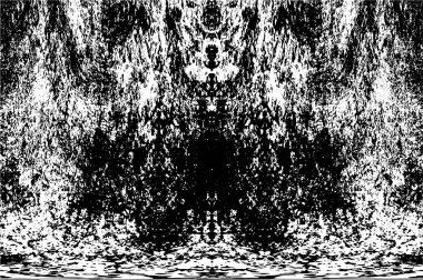 Siyah ve beyaz grunge arka plan, vektör çizim 