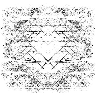 Siyah ve beyaz grunge arka plan, vektör çizim 