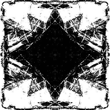 Siyah ve beyaz grunge arka plan, vektör çizim 