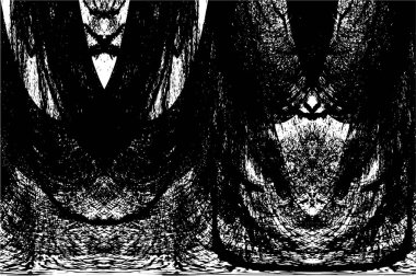 Siyah ve beyaz grunge arka plan, vektör çizim 