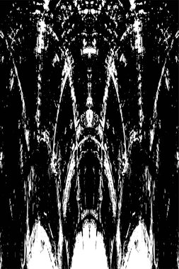 Siyah ve beyaz grunge arka plan, vektör çizim 