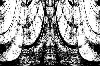 Siyah ve beyaz grunge arka plan, vektör çizim 