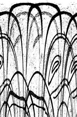 Siyah ve beyaz grunge arka plan, vektör çizim 