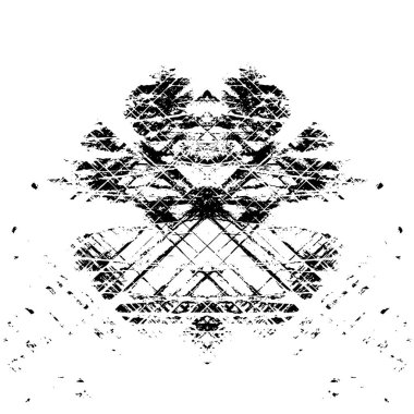 Siyah ve beyaz grunge arka plan, vektör çizim 