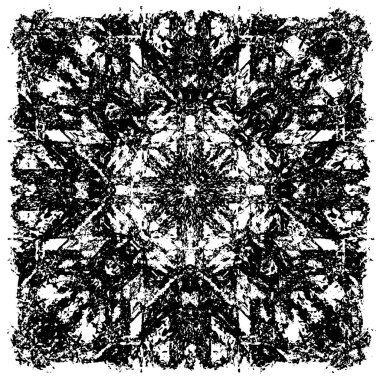 Siyah ve beyaz grunge arka plan, vektör çizim 