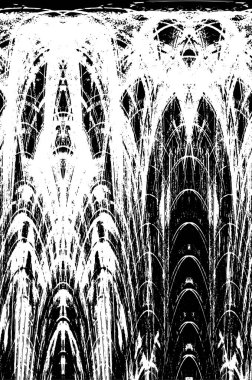 grunge tek renkli desenli illüstrasyon