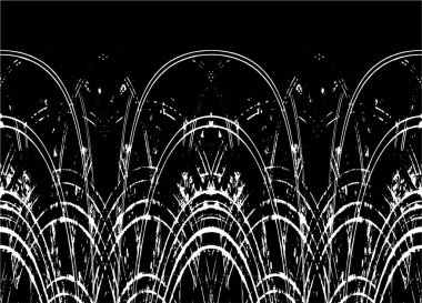 grunge tek renkli desenli illüstrasyon