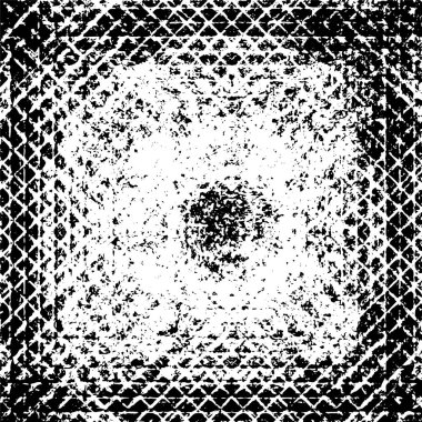 grunge tek renkli desenli illüstrasyon