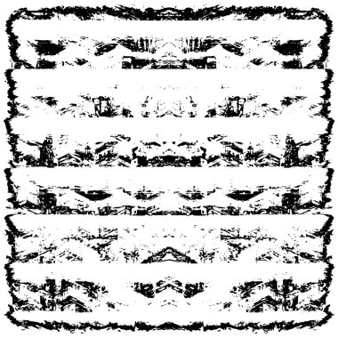 grunge tek renkli desenli illüstrasyon