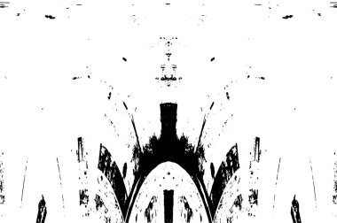 grunge tek renkli desenli illüstrasyon