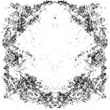 grunge tek renkli desenli illüstrasyon