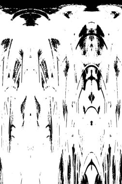 grunge tek renkli desenli illüstrasyon