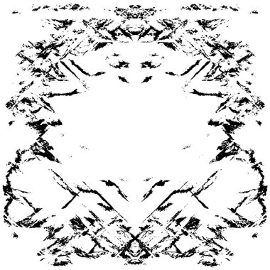 grunge tek renkli desenli illüstrasyon