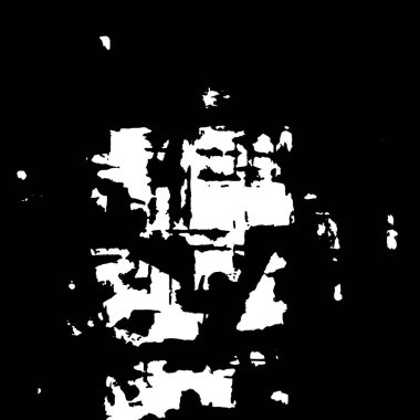 grunge tek renkli desenli illüstrasyon