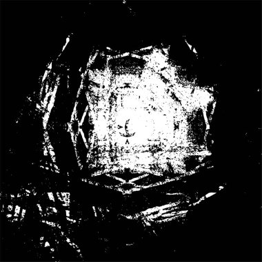 grunge tek renkli desenli illüstrasyon