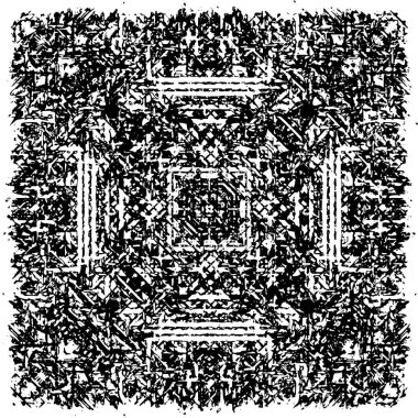 grunge tek renkli desenli illüstrasyon