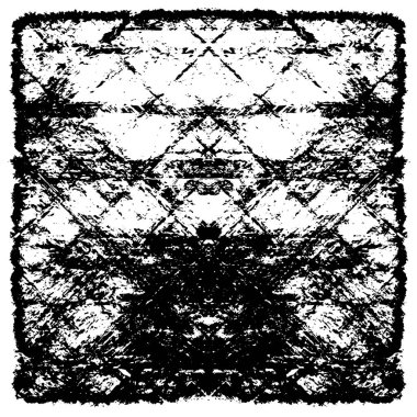 grunge tek renkli desenli illüstrasyon