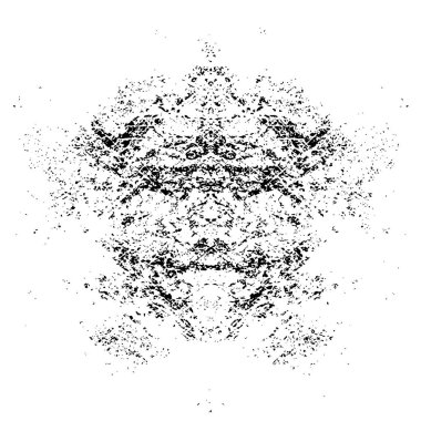 grunge tek renkli desenli illüstrasyon