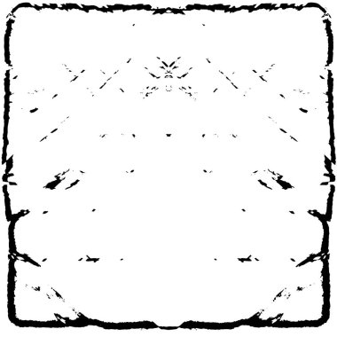 grunge tek renkli desenli illüstrasyon