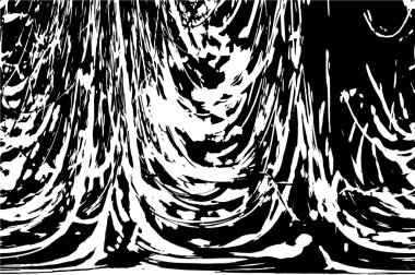 grunge tek renkli desenli illüstrasyon