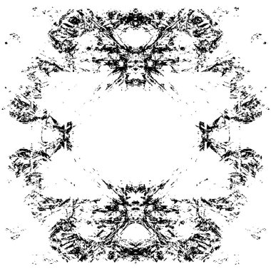 grunge tek renkli desenli illüstrasyon