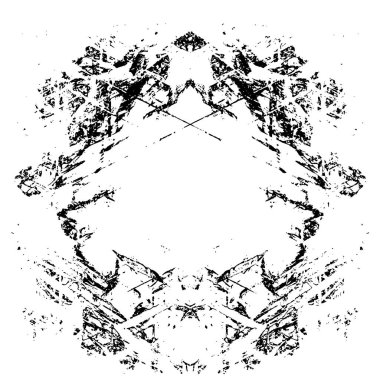 grunge tek renkli desenli illüstrasyon