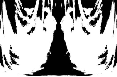 grunge tek renkli desenli illüstrasyon