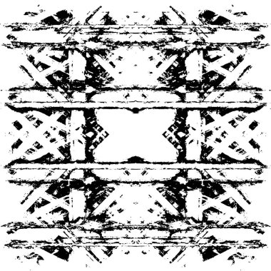 grunge akromatik desenli illüstrasyon