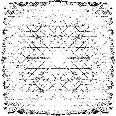 grunge akromatik desenli illüstrasyon