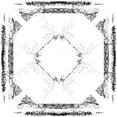 grunge akromatik desenli illüstrasyon