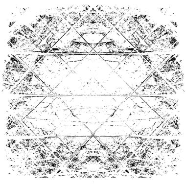 grunge akromatik desenli illüstrasyon