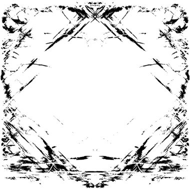 grunge akromatik desenli illüstrasyon